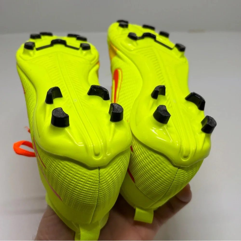 Nike Jr Mercurial Superfly 8 Academy FG/MG Volt Crimson Soccer Cleats Youth 3.5Y